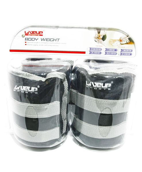 Обважнювачі 3 кг для рук/ніг LiveUp WRIST/ANKLE WEIGHT LS3011-3 LS3011-3 фото