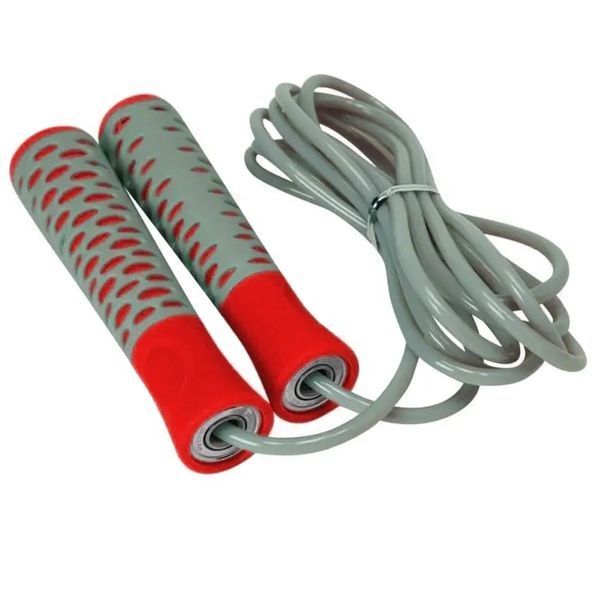 Скакалка PowerPlay 4206 Jump Rope PRO+ Grey/Red PP_4206_Grey/Red фото