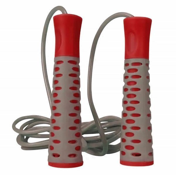 Скакалка PowerPlay 4206 Jump Rope PRO+ Grey/Red PP_4206_Grey/Red фото