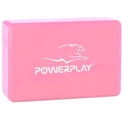 Блок для йоги PowerPlay 4006 Yoga Brick Рожевий PP_4006_Pink фото