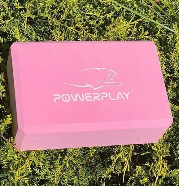 Блок для йоги PowerPlay 4006 Yoga Brick Розовый PP_4006_Pink фото