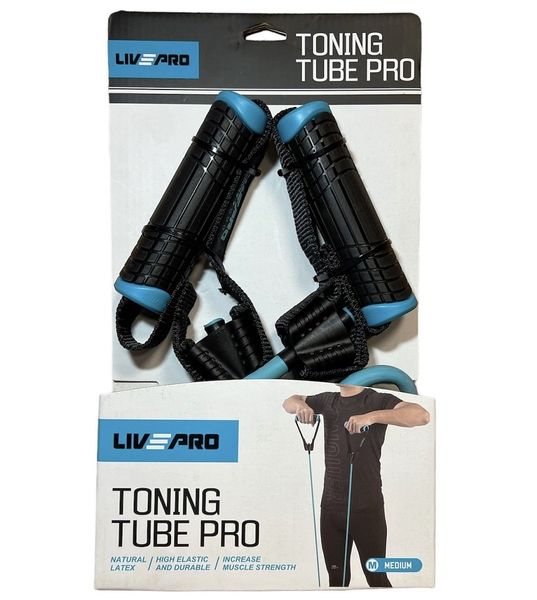 Эспандер трубчатый LivePro Toning Tube Pro LP8405-M LP8405-M фото
