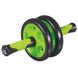 Колесо для преса подвійне PowerPlay 4327 Dual-Core Ab Wheel PP_4327_Black/Green фото 1