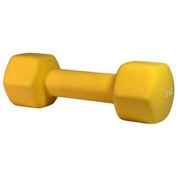Гантель неопреновая 3 кг Stein DB3058-3 yellow DB3058-3 yellow фото