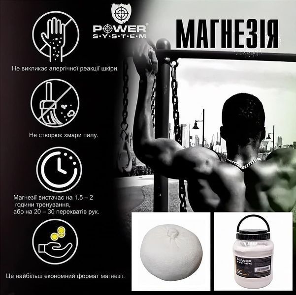 Магнезия шар Power System PS-4084 Chalk Ball 35G PS_4084_35gr фото
