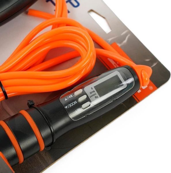 Скакалка з ел. лічильником LiveUp DIGITAL JUMP ROPE LS3128 LS3128 фото