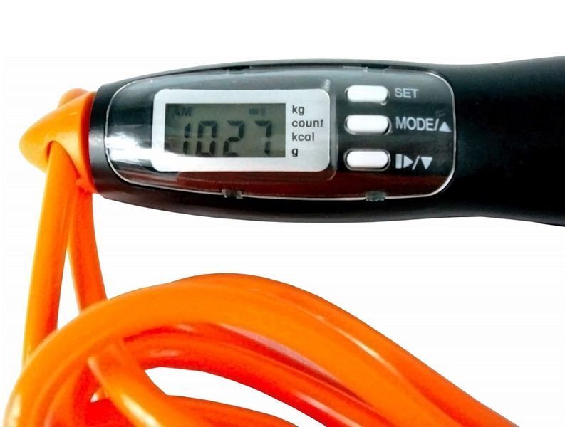 Скакалка з ел. лічильником LiveUp DIGITAL JUMP ROPE LS3128 LS3128 фото