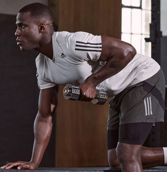 Гантель регульована 5 кг Adidas Adjustable Chrome Dumbbell ADWT-11400 фото