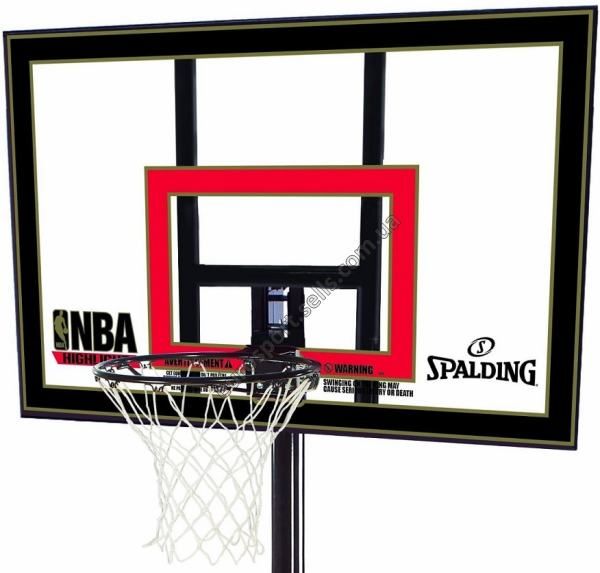 Баскетбольная стойка Spalding Highlight Acrylic Portable 42" 77799CN 77799CN фото