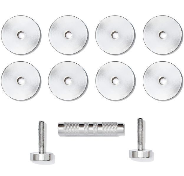 Гантель регульована 5 кг Adidas Adjustable Chrome Dumbbell ADWT-11400 фото