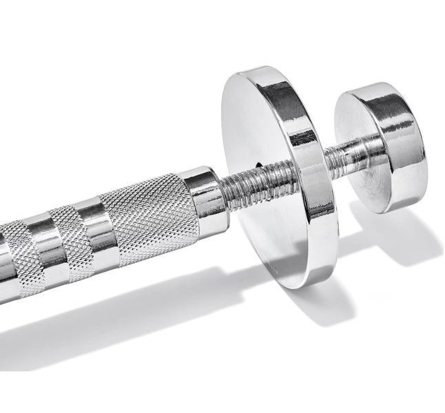Гантель регульована 5 кг Adidas Adjustable Chrome Dumbbell ADWT-11400 фото