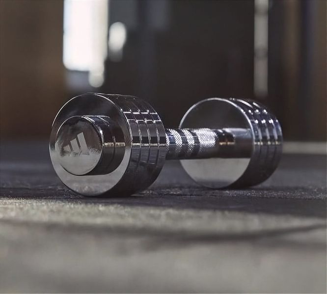 Гантель регульована 5 кг Adidas Adjustable Chrome Dumbbell ADWT-11400 фото