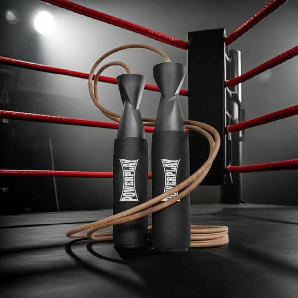 Скакалка шкіряна PowerPlay 4214 Leather Jump Rope PP_4214_Leather фото