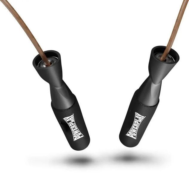 Скакалка шкіряна PowerPlay 4214 Leather Jump Rope PP_4214_Leather фото