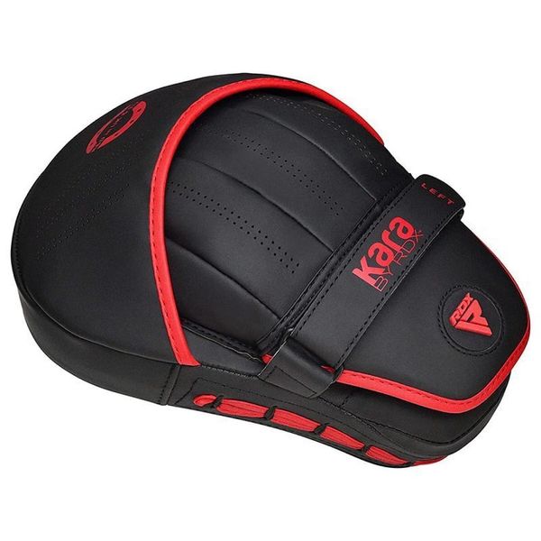 Лапы боксерские RDX F6 KARA Matte Red FPR-F6MR фото