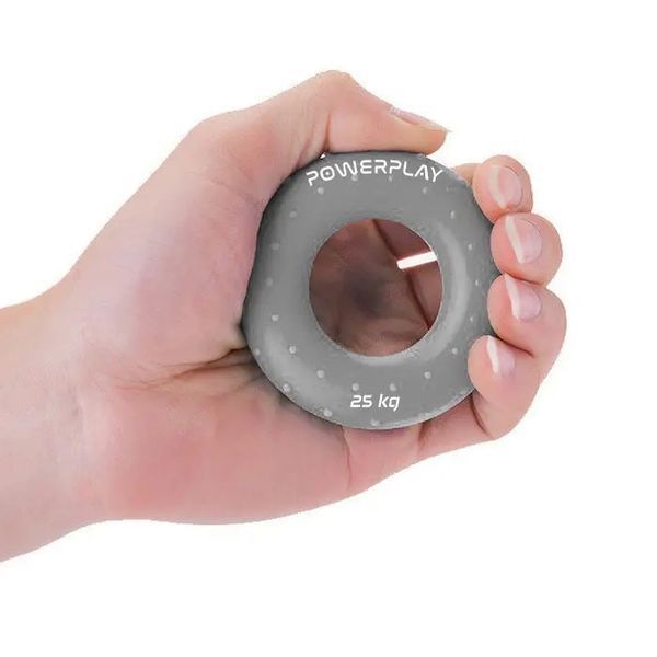 Эспандер кистевой силиконовый PowerPlay PP-4338 Large 25 кг PP_4338_Grey_25kg фото