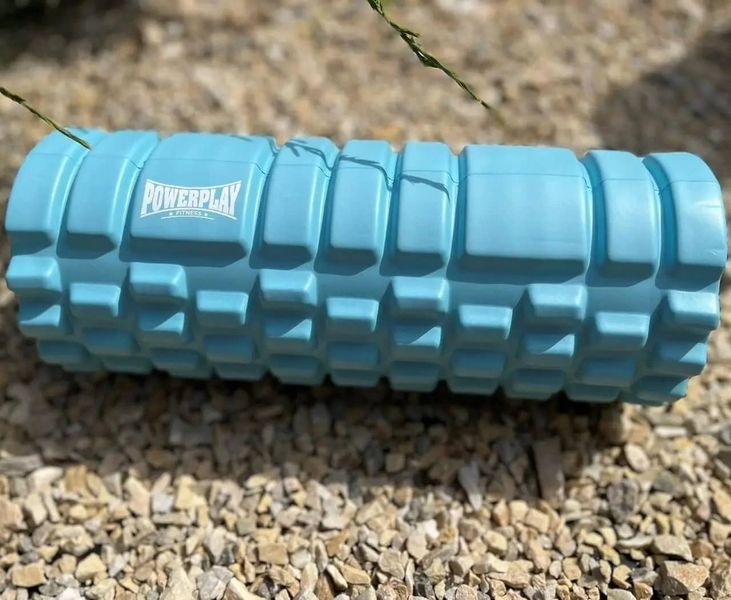 Массажный ролик PowerPlay 4025 Massage Roller синий (33x14см.) PP_4025_Blue фото
