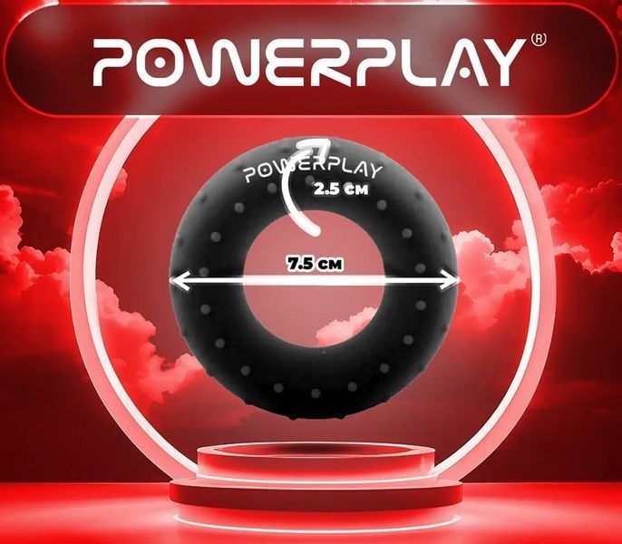 Еспандер кистьовий силіконовий PowerPlay PP-4338 Hard 30 кг PP_4338_Black_30kg фото