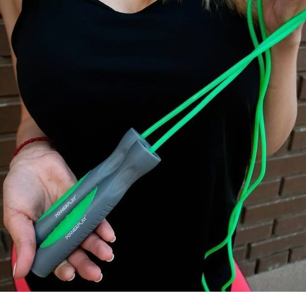 Скакалка PowerPlay 4204 Classic Jump Rope Green PP_4204_Green фото