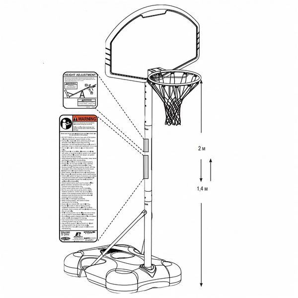 Баскетбольна стійка Spalding Youth 32&rdquo; Composite 5A1003CN 5A1003CN фото