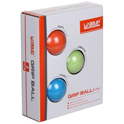 Набор мячиков-тренажеров для кисти LiveUp Grip Ball LS3311 LS3311 фото