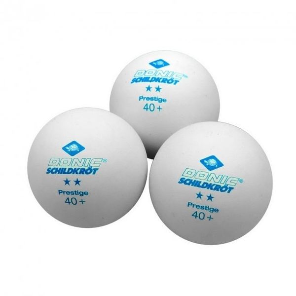 М'ячі для настільного тенісу Donic Prestige 2 * white 608322 608322 фото