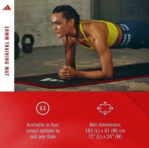 Мат для фитнеса Adidas ADMT-12235-NL 10 мм ADMT-12235-NL фото
